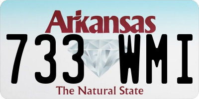 AR license plate 733WMI