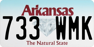 AR license plate 733WMK