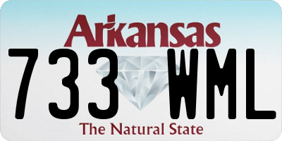 AR license plate 733WML