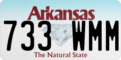 AR license plate 733WMM