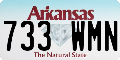 AR license plate 733WMN