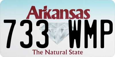AR license plate 733WMP