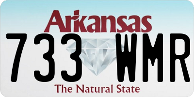 AR license plate 733WMR