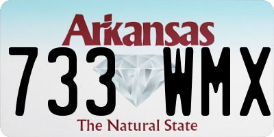 AR license plate 733WMX