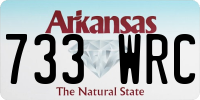 AR license plate 733WRC