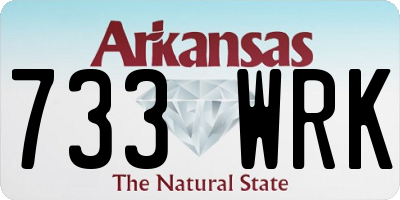 AR license plate 733WRK