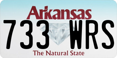 AR license plate 733WRS