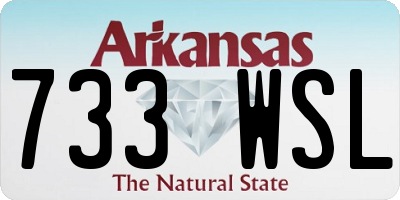 AR license plate 733WSL