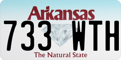 AR license plate 733WTH