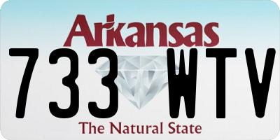 AR license plate 733WTV