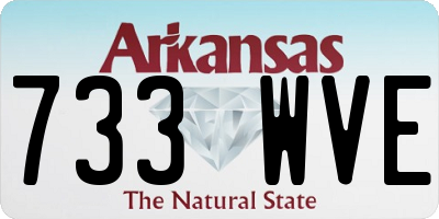AR license plate 733WVE