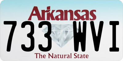 AR license plate 733WVI