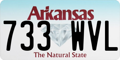 AR license plate 733WVL