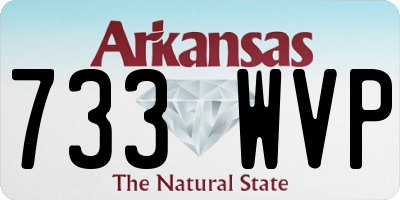 AR license plate 733WVP