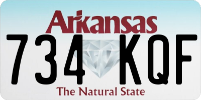 AR license plate 734KQF