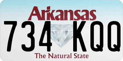 AR license plate 734KQQ