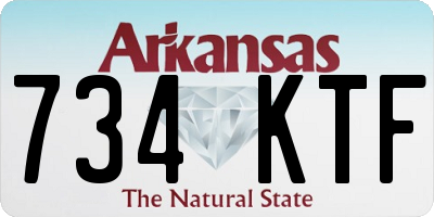 AR license plate 734KTF