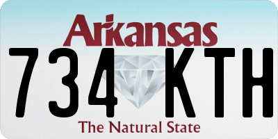 AR license plate 734KTH