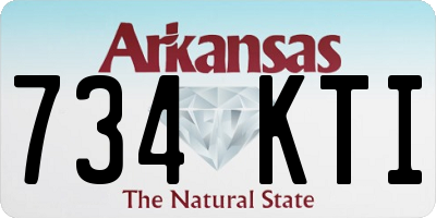AR license plate 734KTI