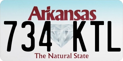 AR license plate 734KTL