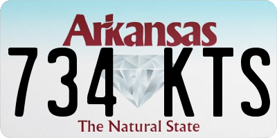 AR license plate 734KTS