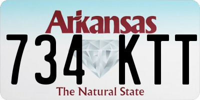 AR license plate 734KTT