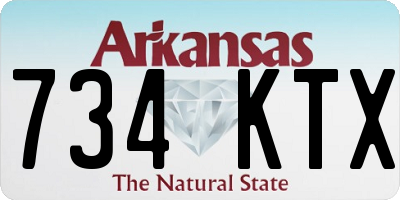 AR license plate 734KTX