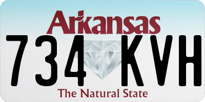 AR license plate 734KVH