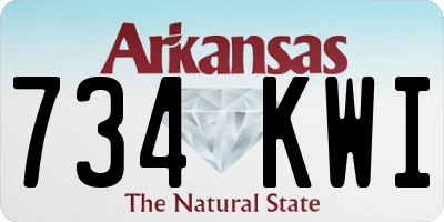 AR license plate 734KWI