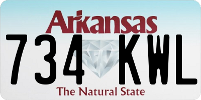 AR license plate 734KWL