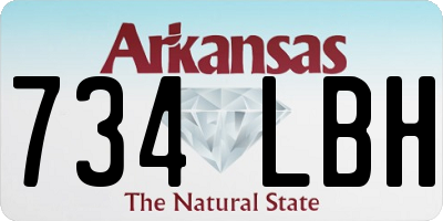 AR license plate 734LBH