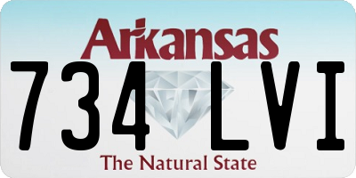 AR license plate 734LVI