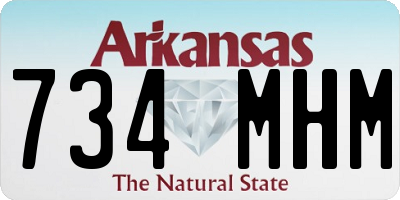 AR license plate 734MHM