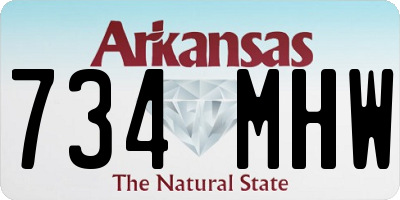 AR license plate 734MHW