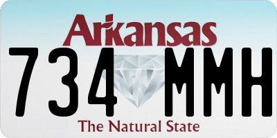AR license plate 734MMH