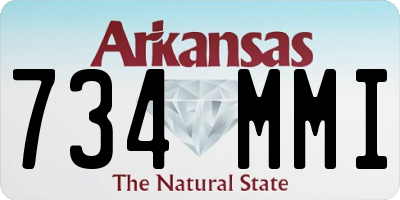 AR license plate 734MMI