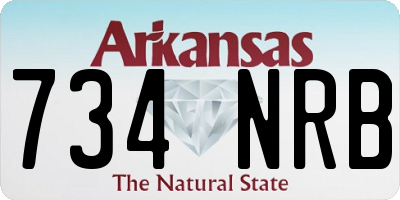 AR license plate 734NRB
