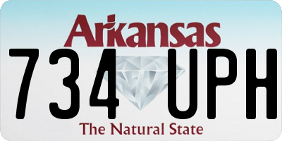 AR license plate 734UPH