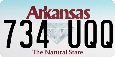 AR license plate 734UQQ