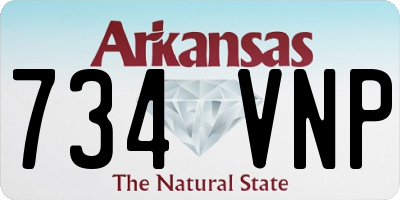 AR license plate 734VNP