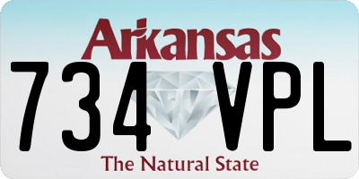 AR license plate 734VPL