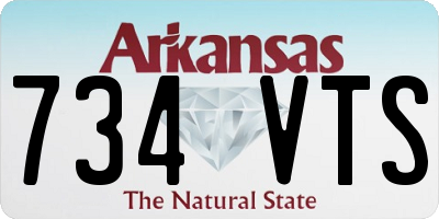 AR license plate 734VTS
