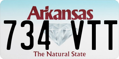 AR license plate 734VTT