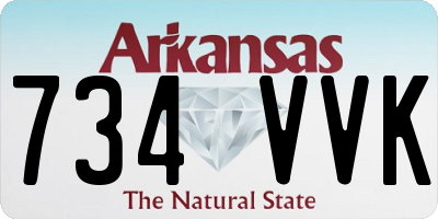 AR license plate 734VVK