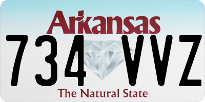 AR license plate 734VVZ