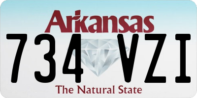 AR license plate 734VZI