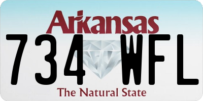 AR license plate 734WFL