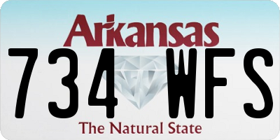 AR license plate 734WFS