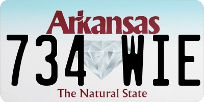 AR license plate 734WIE