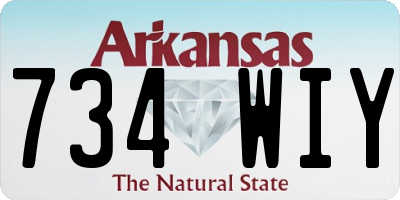 AR license plate 734WIY